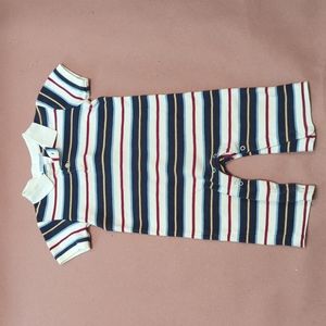 Janie and Jack Polo Striped Romper